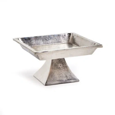 Napa Home & Garden Gatlin Decorative Pedestal Small In Silver