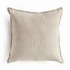 Napa Home & Garden Geo Square Indoor-outdoor Pillow 24" In Brown