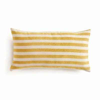 Napa Home & Garden Grant Lumbar Indoor-outdoor Pillow In Gold