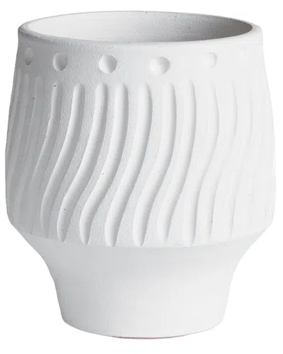 Napa Home & Garden Handmade Larson Cachepot In White