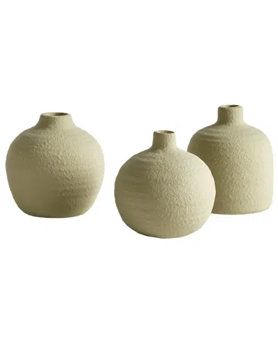 Napa Home & Garden Handmade Set Of 3 Jordan Bud Vases In Brown