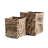 Napa Home & Garden Set Of 2 Harrison Planters In Brown