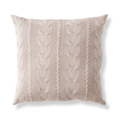 Napa Home & Garden Hollyn Square Euro Throw Pillow In Neutral