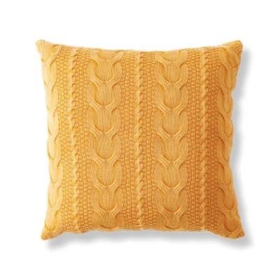 Napa Home & Garden Hollyn Square Euro Throw Pillow In Yellow