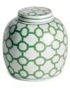 Napa Home & Garden Imperial Link Lidded Jar In Green