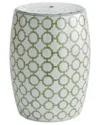 Napa Home & Garden Imperial Link Accent Stool Chair In Green