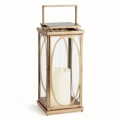 Napa Home & Garden Jace Lantern Candle Holder Large In Brown