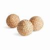 Napa Home & Garden Jace Water Hyacinth Orbs, Natural Decorative Accents, 3pc In Brown