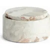 Napa Home & Garden Jaqueline Round Lidded Box Wide In White
