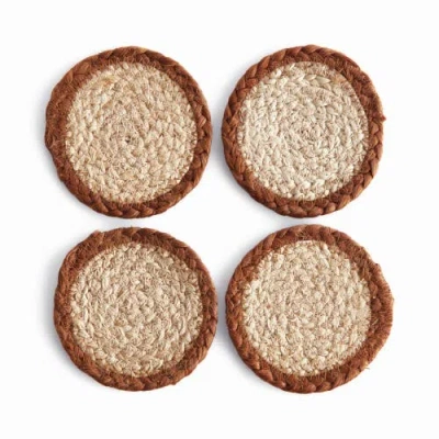 Napa Home & Garden Jute Coaster Set In Brown