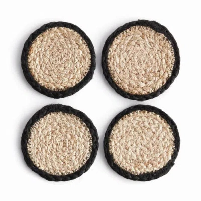 Napa Home & Garden Jute Coaster Set In Multi