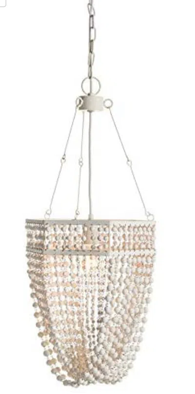 Napa Home & Garden Kiara Beaded Pendant Light In Neutral