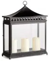 Napa Home & Garden Kito Outdoor Rectangular Lantern In Black