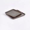 Napa Home & Garden Set Of 2 Langley Square Trays In Brown