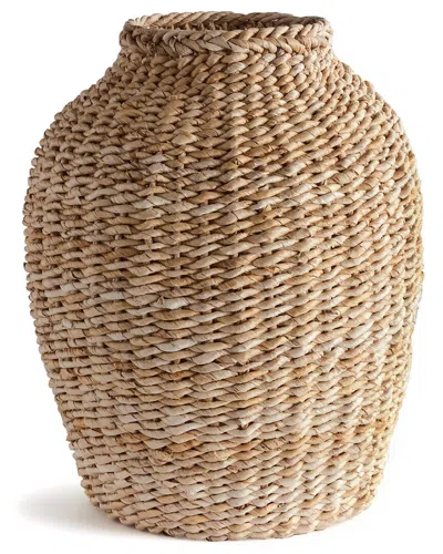 Napa Home & Garden Large Abaca Teardrop Vase In Beige
