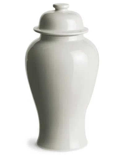 Napa Home & Garden Large Koa Lidded Mini Ginger Jar In White
