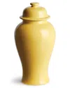 Napa Home & Garden Large Koa Lidded Mini Ginger Jar In Yellow