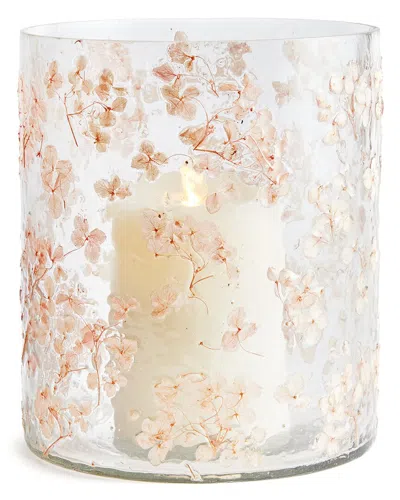 Napa Home & Garden Large Petite Blossoms Hurricane In Pink