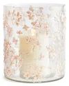 Napa Home & Garden Large Petite Blossoms Hurricane In Clear