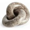 Napa Home & Garden Linked Marble Rings Sculpture In Gray