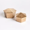 Napa Home & Garden Set Of 2 Luca Lidded Boxes In Gold