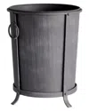 Napa Home & Garden Medium Oberon Planter In Black