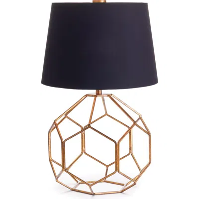 Napa Home & Garden Melrose 60w Modern Premium Geometric Shaped Brass Office Desk Lamp In Gold