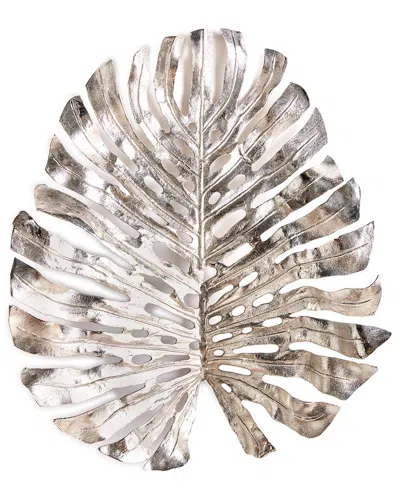 Napa Home & Garden Monstera Wall Art In Silver