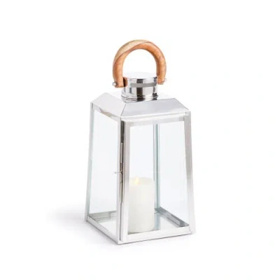 Napa Home & Garden Oceanside Outdoor Lantern Small In Silver