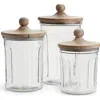 Napa Home & Garden Napa Home And Garden Set Of 3 Olive Hill Canisters In Brown