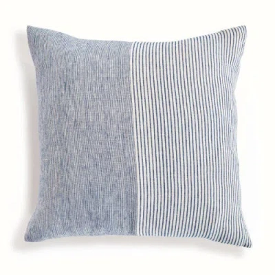Napa Home & Garden Otis Pinstripe Pillow 24" In Blue
