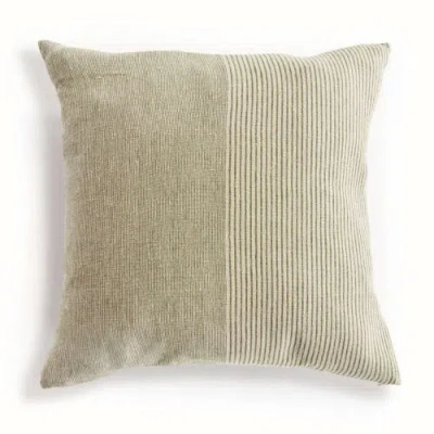 Napa Home & Garden Otis Pinstripe Pillow 24" In Brown