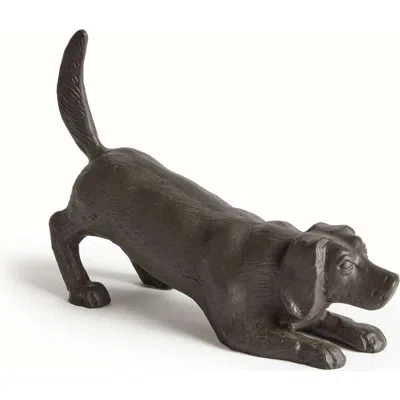 Napa Home & Garden Playful Dog Sculpture In Brown