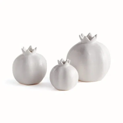 Napa Home & Garden Pomona Bud Vases Set Of 3 In White