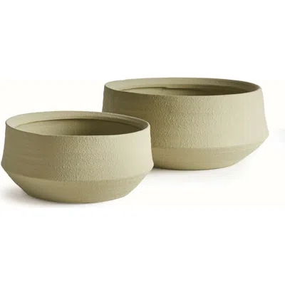 Napa Home & Garden Regina Decorative Bowls Set Of 2 In Green