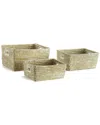 Napa Home & Garden Rivergrass Rectangular Storage In White