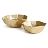 Napa Home & Garden Set Of 2 Rova Serving Bowls In Gold