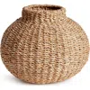 Napa Home & Garden Seagrass Round Vase In Brown