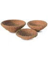 Napa Home & Garden Seagrass Shallow Tapered Basket