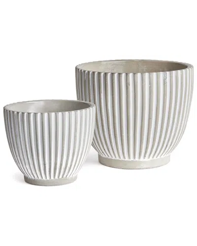 Napa Home & Garden Set Of 2 Adara Pots In Gray