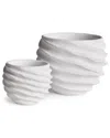 Napa Home & Garden Set Of 2 Echols Pots In White