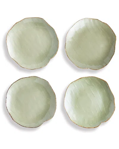 Napa Home & Garden Set Of 2 Kammie Decorative Petite Trays In Green