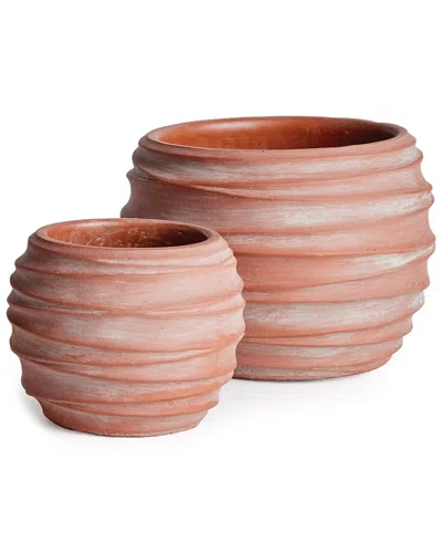 Napa Home & Garden Set Of 2 Kipha Pots In Brown