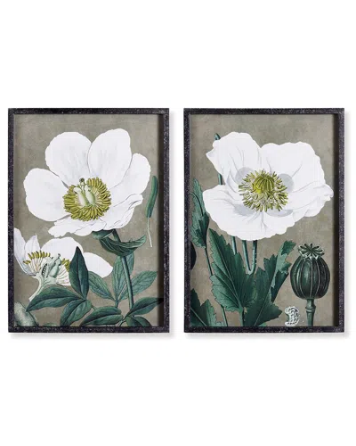 Napa Home & Garden Set Of 2 Poppy Prints