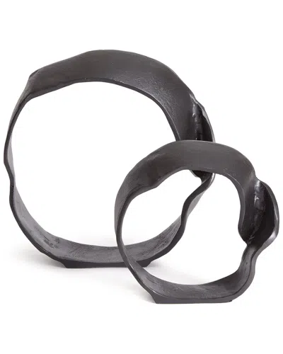 Napa Home & Garden Set Of 2 Rowan Sculptures In Black