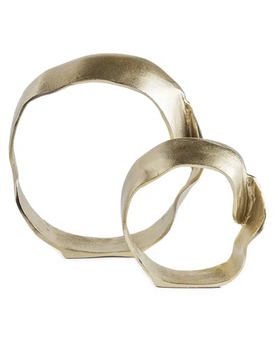 Napa Home & Garden Set Of 2 Rowan Sculptures In Gold