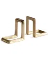 Napa Home & Garden Set Of 2 Strofi Bookends In Gold