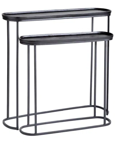 NAPA HOME & GARDEN NAPA HOME & GARDEN SET OF 2 ZIVA CONSOLE TABLES