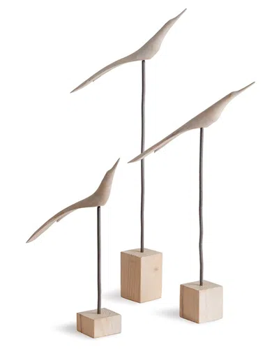 Napa Home & Garden Set Of 3 The Flock In White