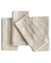 Napa Home & Garden Set Of 4 Addie Napkins In Taupe